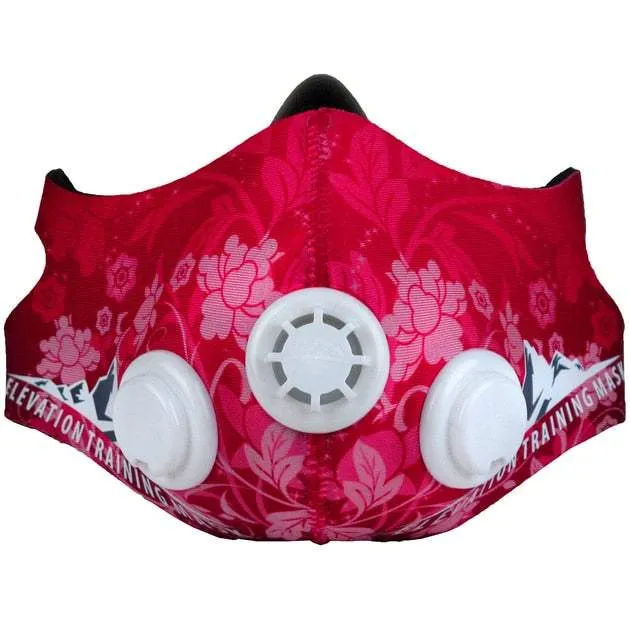 Training Mask 2.0 Dark Pink Floral Sleeve