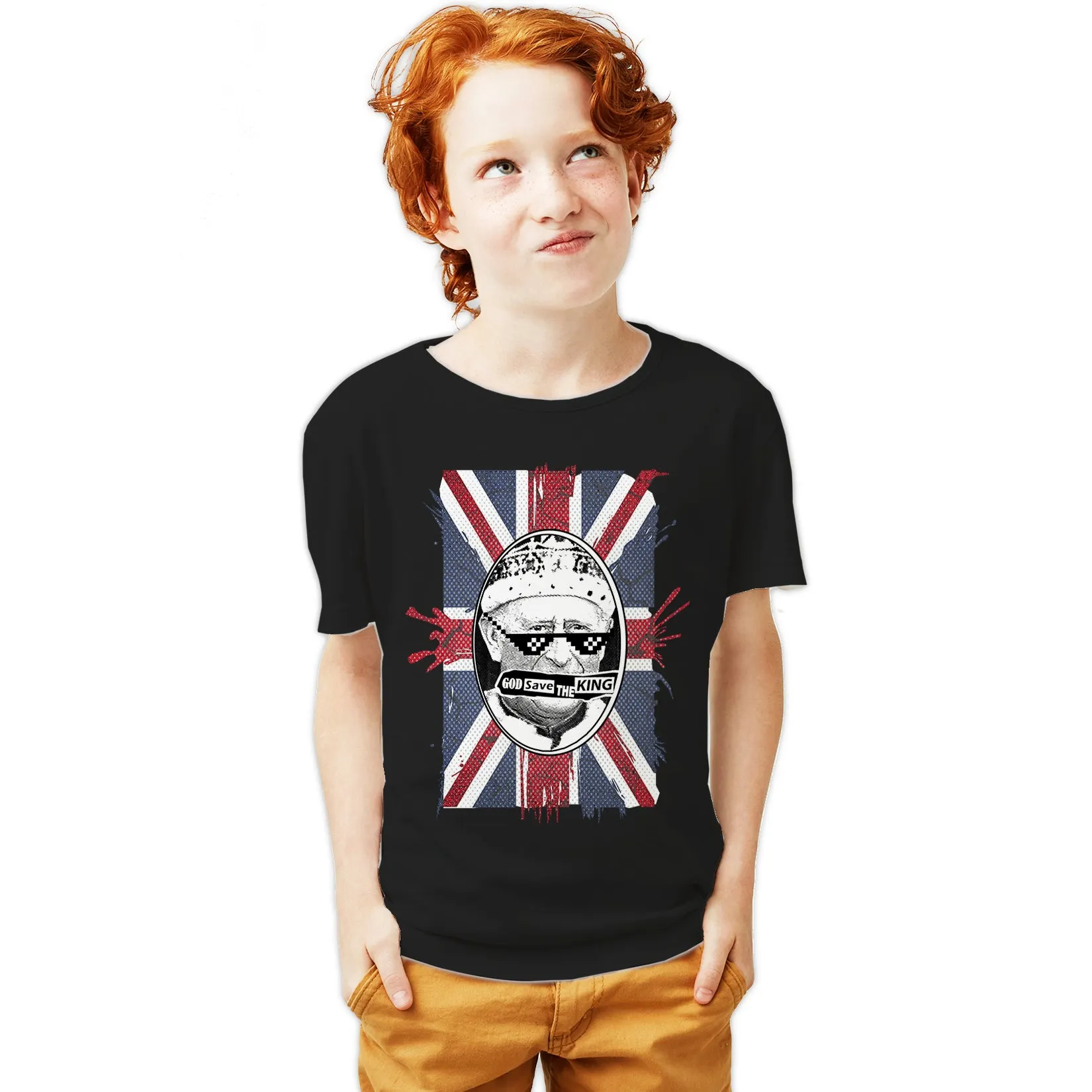 Urban Attitude Kings Coronation 2023 God Save The King 02 Youth T-shirt