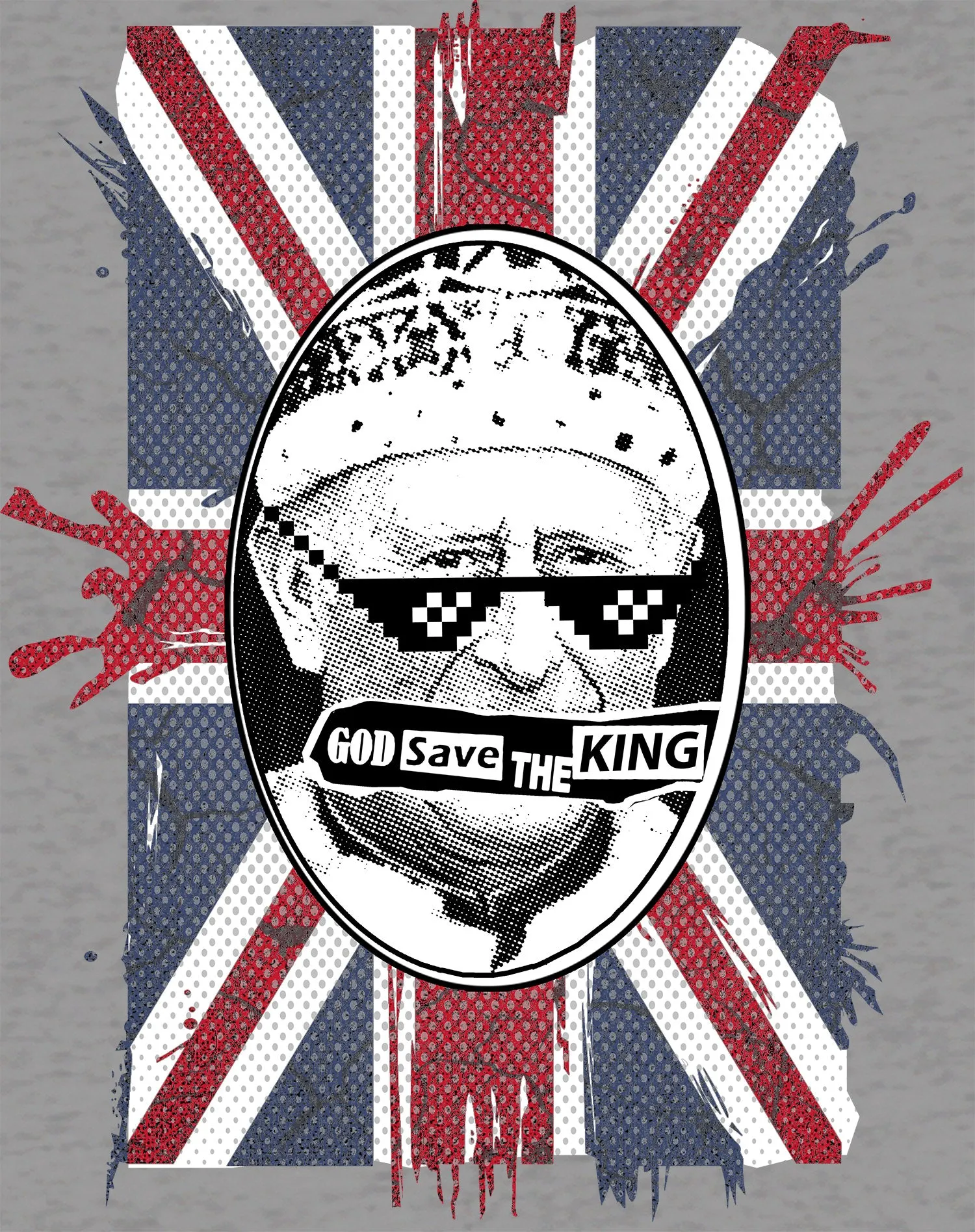 Urban Attitude Kings Coronation 2023 God Save The King 02 Youth T-shirt