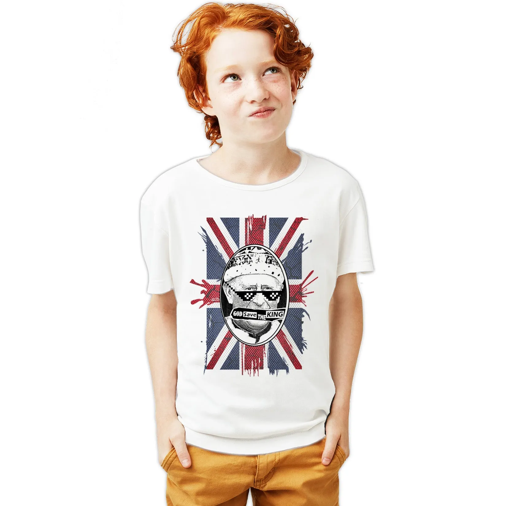 Urban Attitude Kings Coronation 2023 God Save The King 02 Youth T-shirt