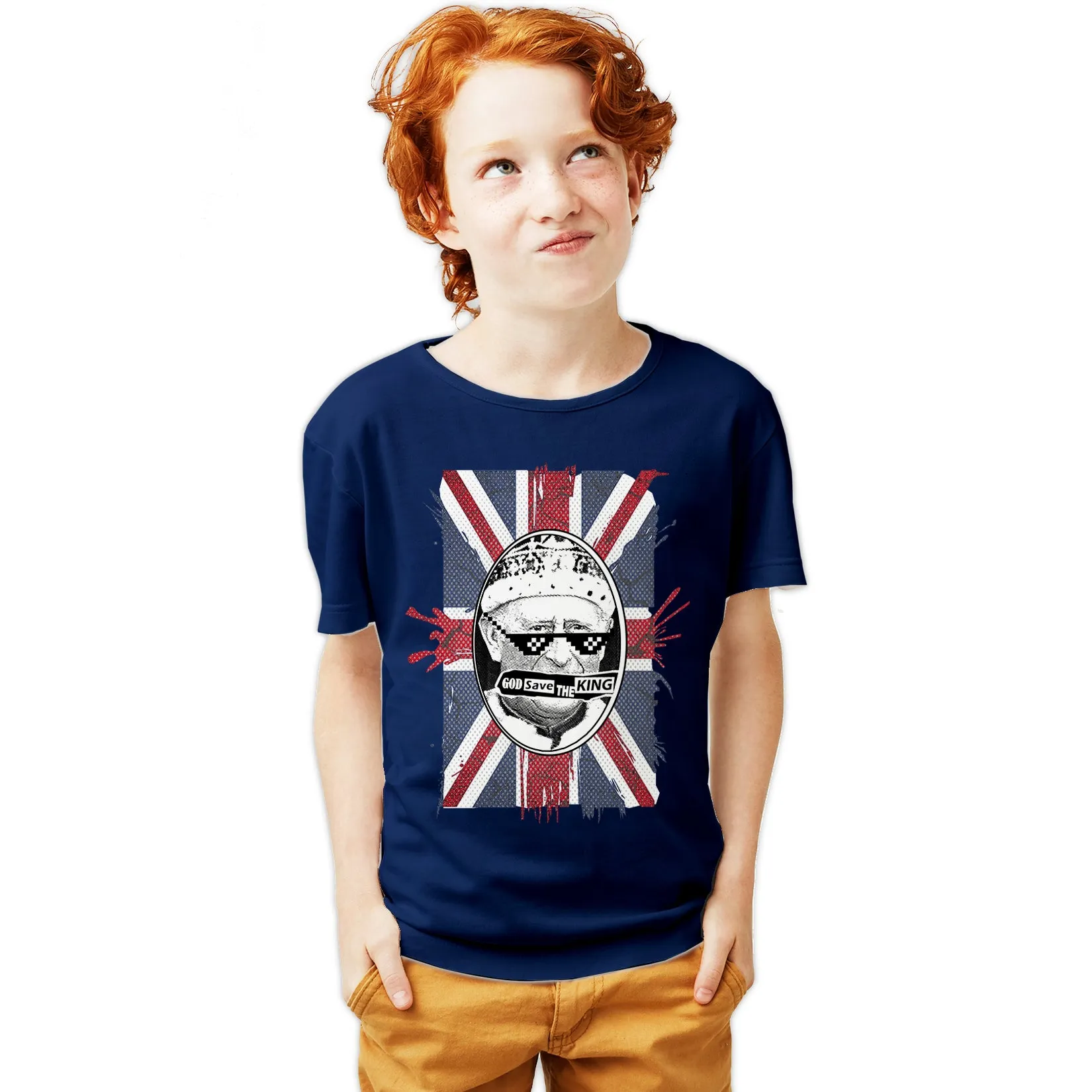 Urban Attitude Kings Coronation 2023 God Save The King 02 Youth T-shirt
