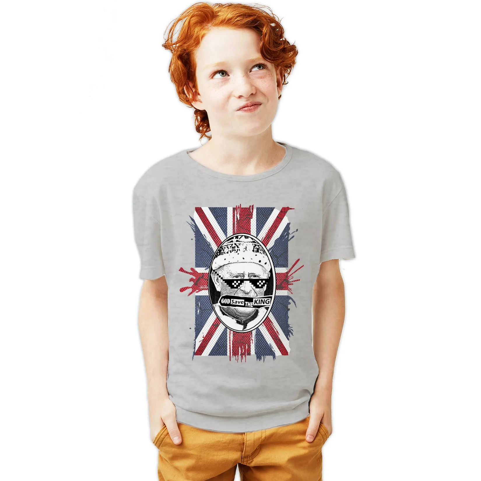Urban Attitude Kings Coronation 2023 God Save The King 02 Youth T-shirt