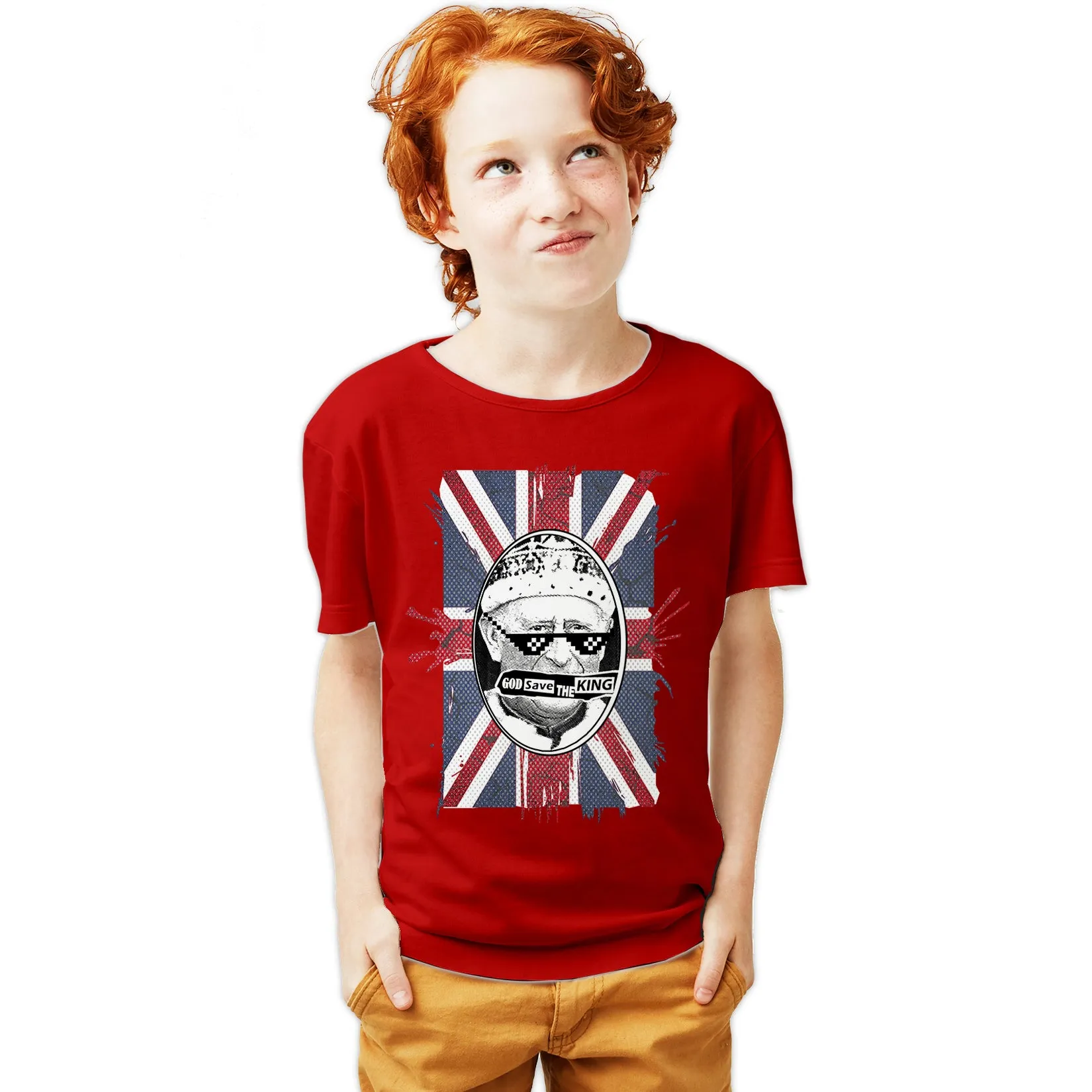 Urban Attitude Kings Coronation 2023 God Save The King 02 Youth T-shirt