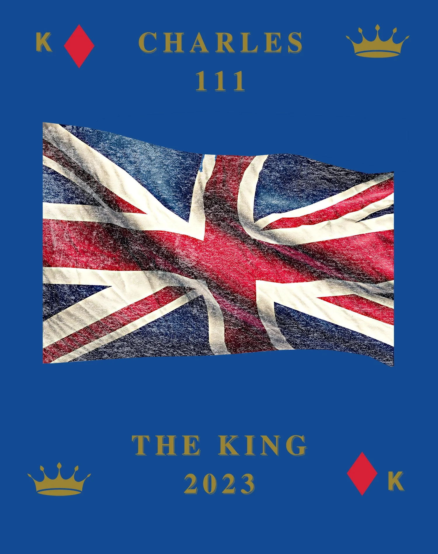 Urban Attitude Kings Coronation 2023 Great Britain Flag Women's T-shirt