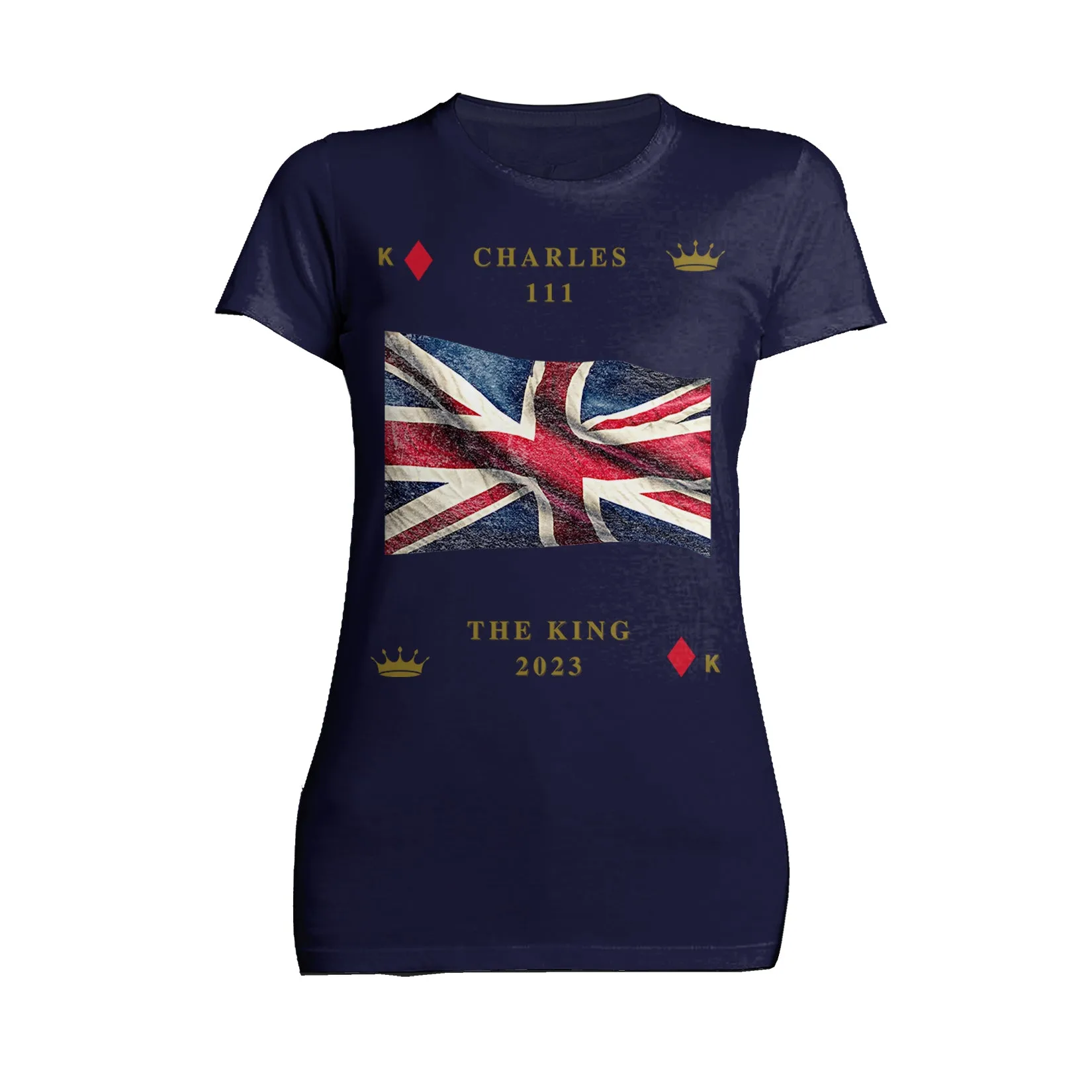Urban Attitude Kings Coronation 2023 Great Britain Flag Women's T-shirt