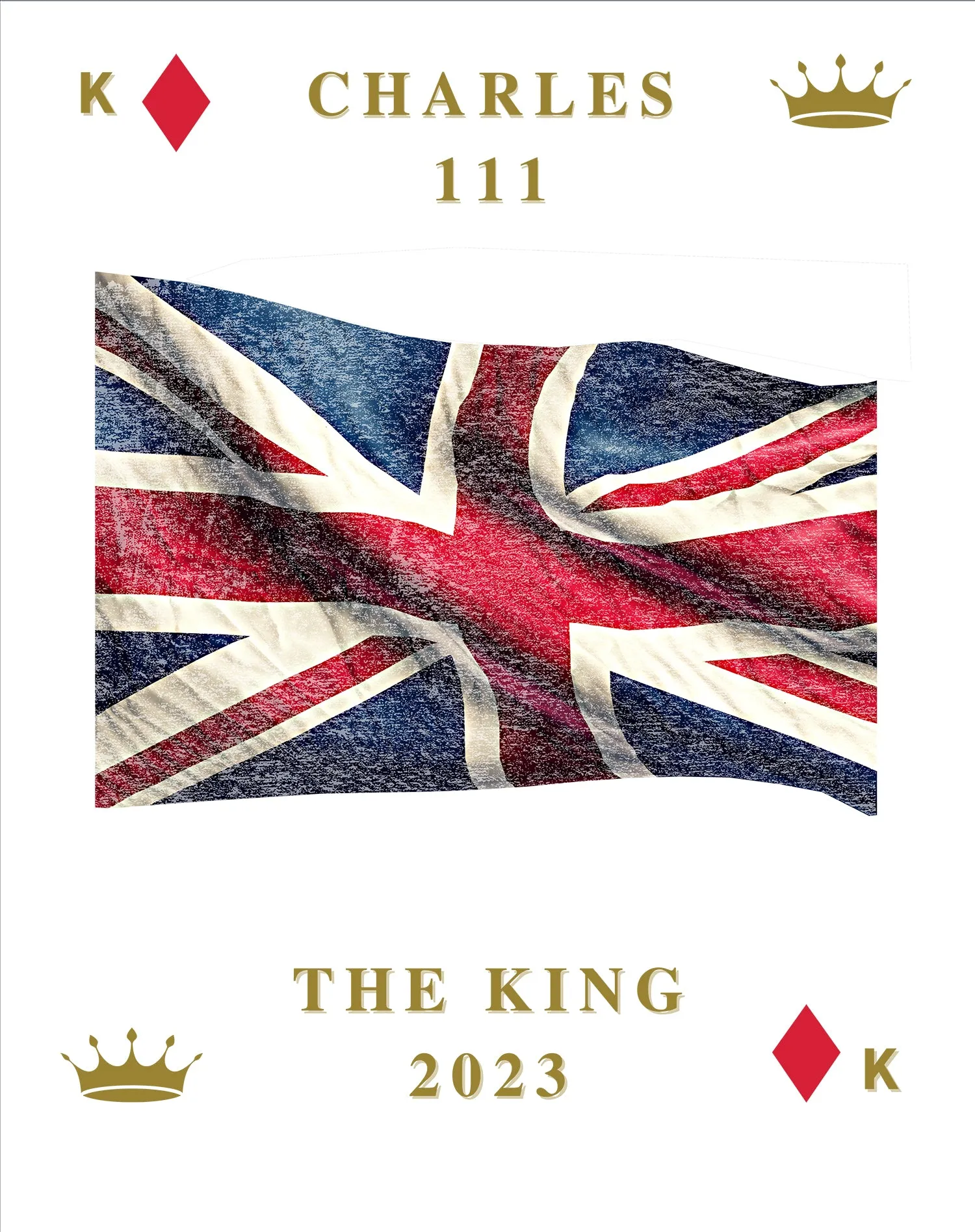 Urban Attitude Kings Coronation 2023 Great Britain Flag Women's T-shirt