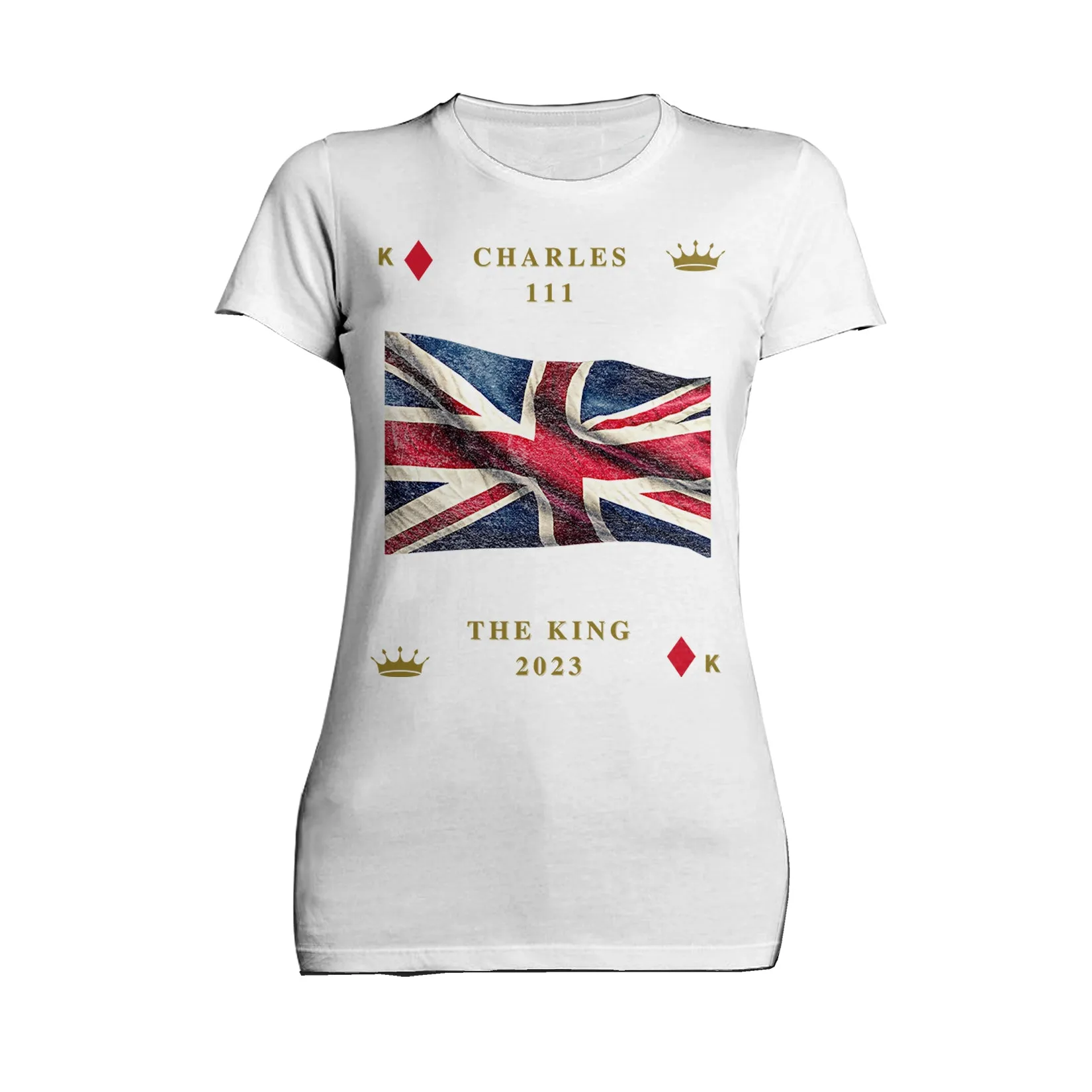 Urban Attitude Kings Coronation 2023 Great Britain Flag Women's T-shirt
