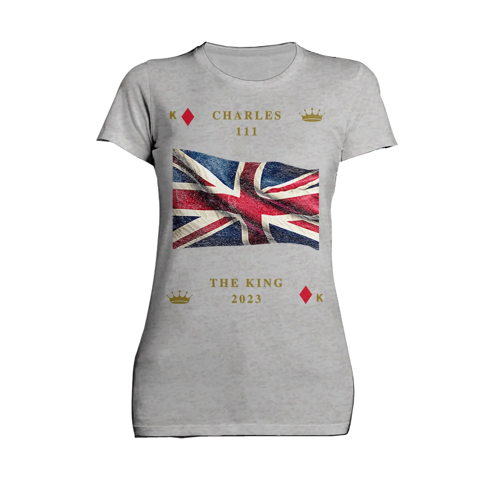 Urban Attitude Kings Coronation 2023 Great Britain Flag Women's T-shirt