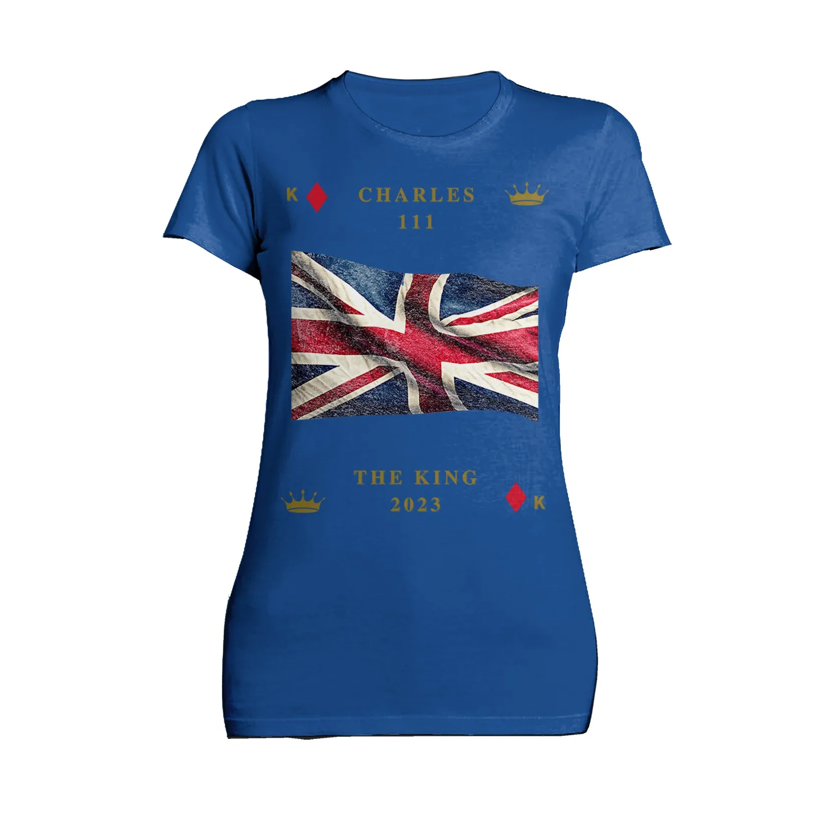 Urban Attitude Kings Coronation 2023 Great Britain Flag Women's T-shirt
