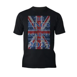 Urban Attitude Kings Coronation 2023 Union Jack UK Flag Men's T-shirt
