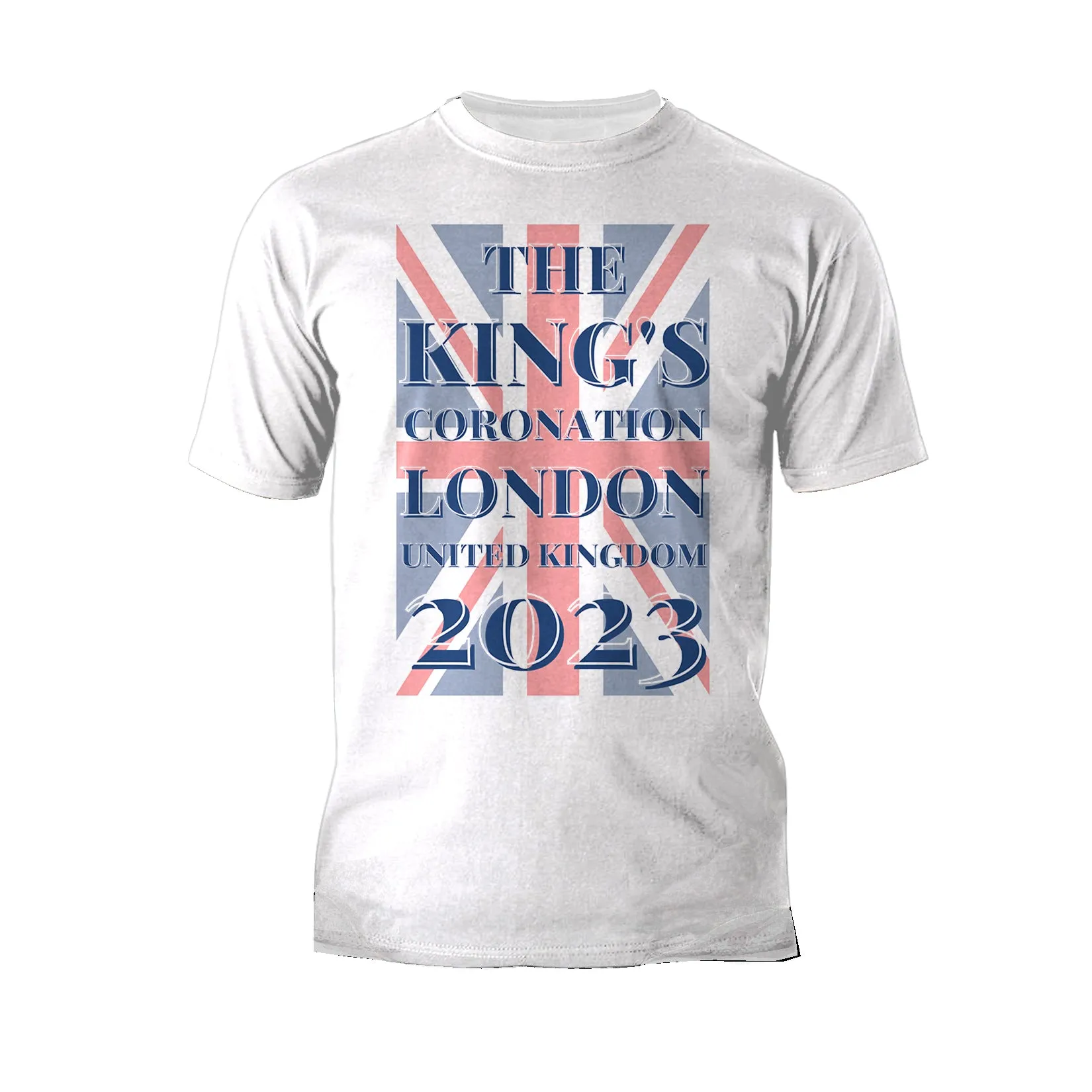 Urban Attitude Kings Coronation 2023 Union Jack UK Flag Men's T-shirt
