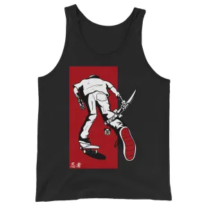 Urban Ninja "Red Line 1" Unisex Tank Top