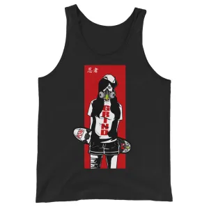 Urban Ninja "Red Line 3" Unisex Tank Top
