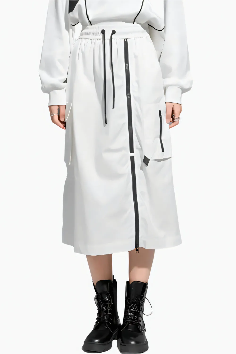 Urban Utility Zipper Skirt