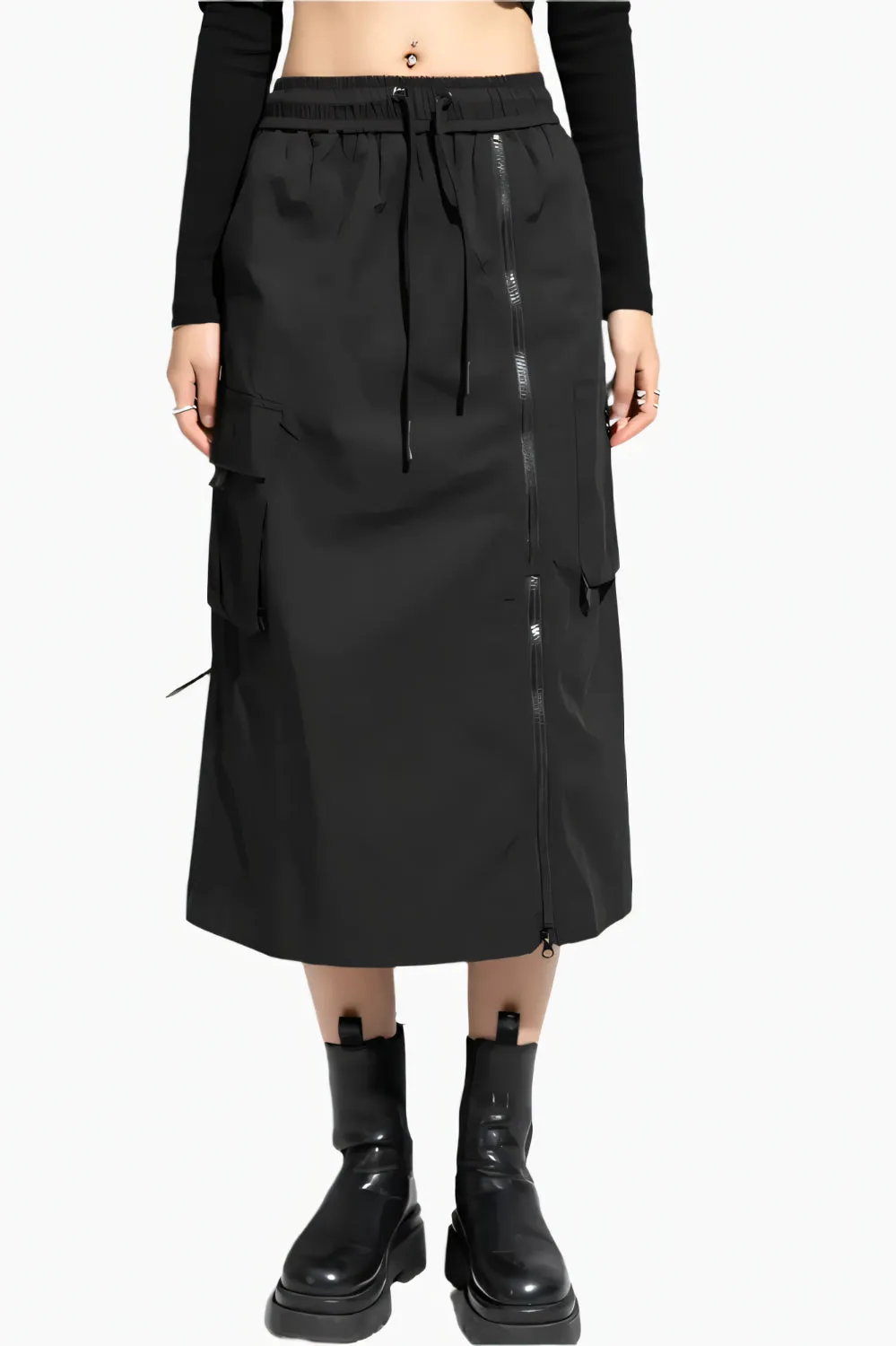 Urban Utility Zipper Skirt