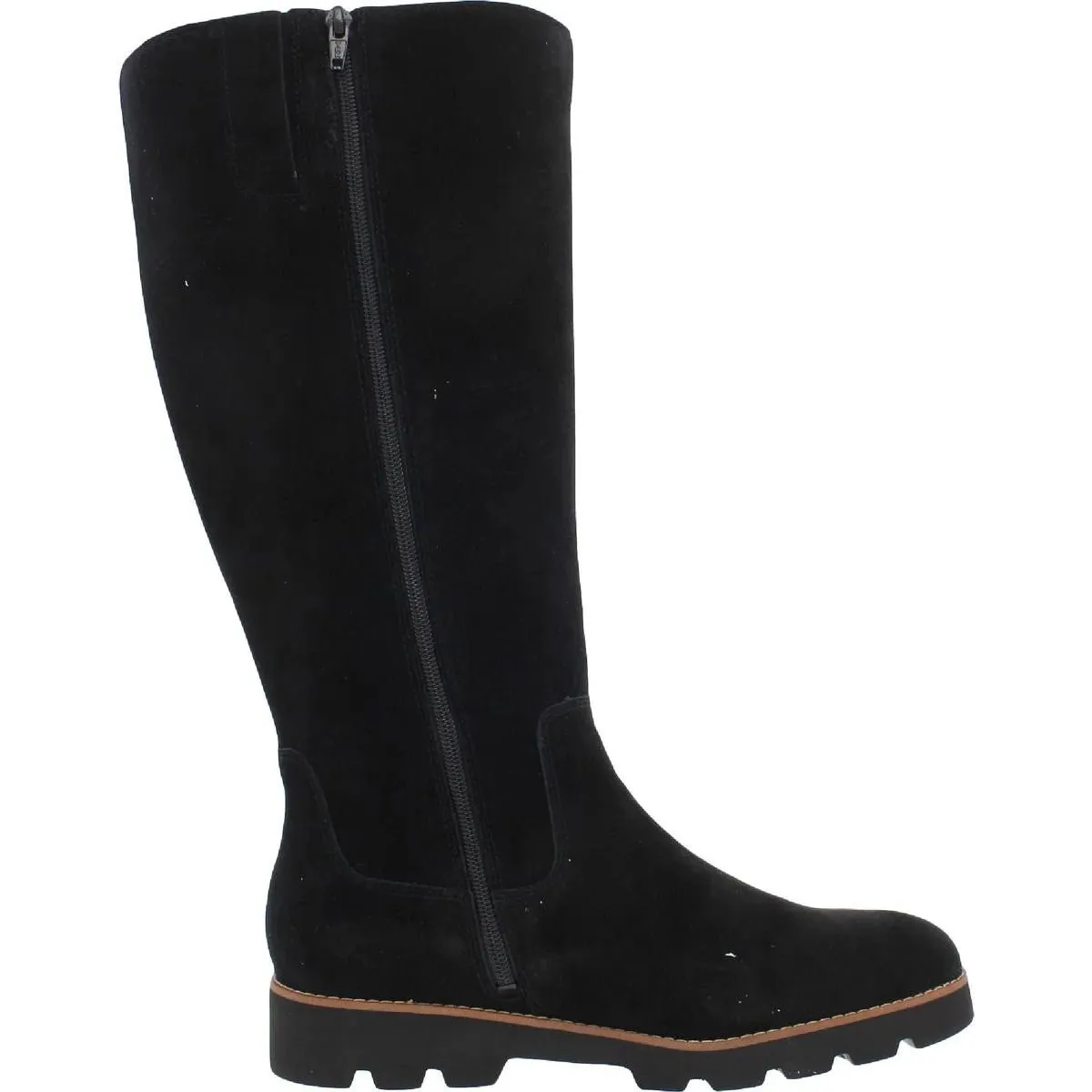 Vionic Women's Gwen Tall Black Suede Waterproof Boot