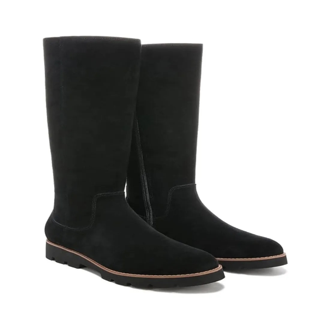 Vionic Women's Gwen Tall Black Suede Waterproof Boot