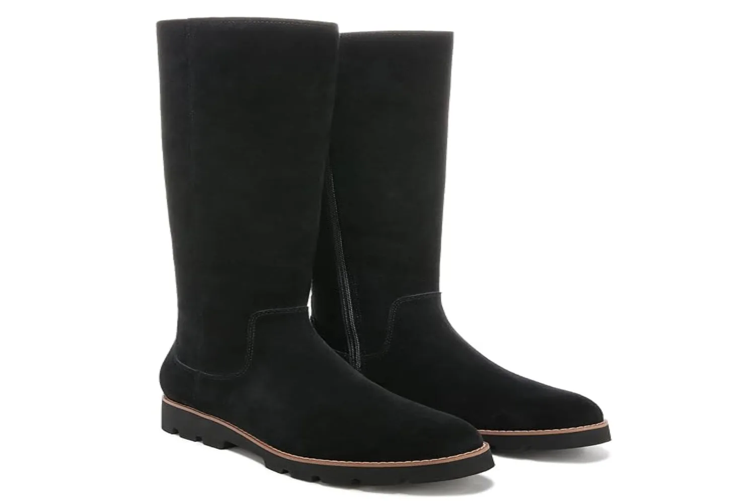 Vionic Women's Gwen Tall Black Suede Waterproof Boot