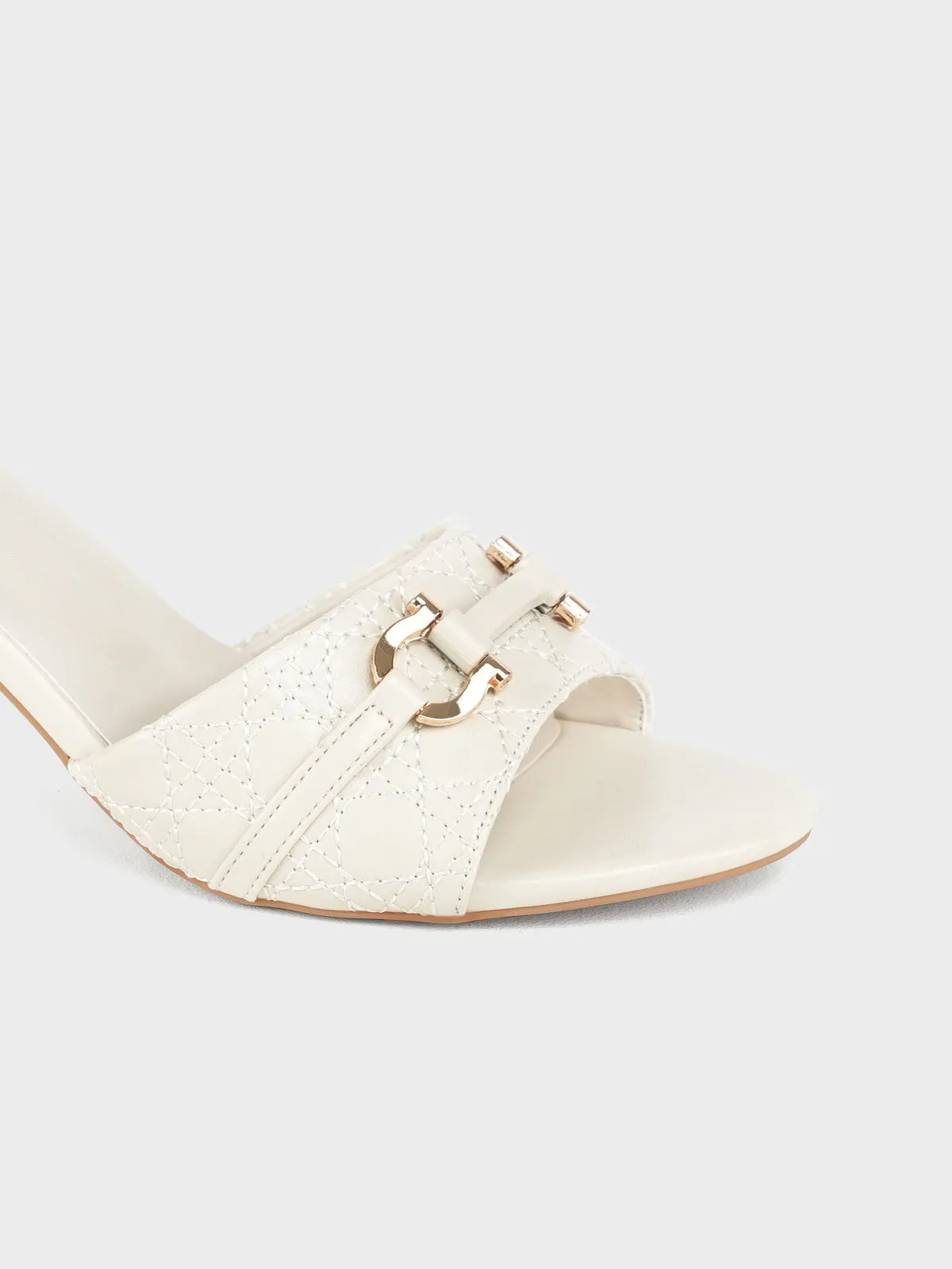 Women "FELISA" Spool Heels Sandals