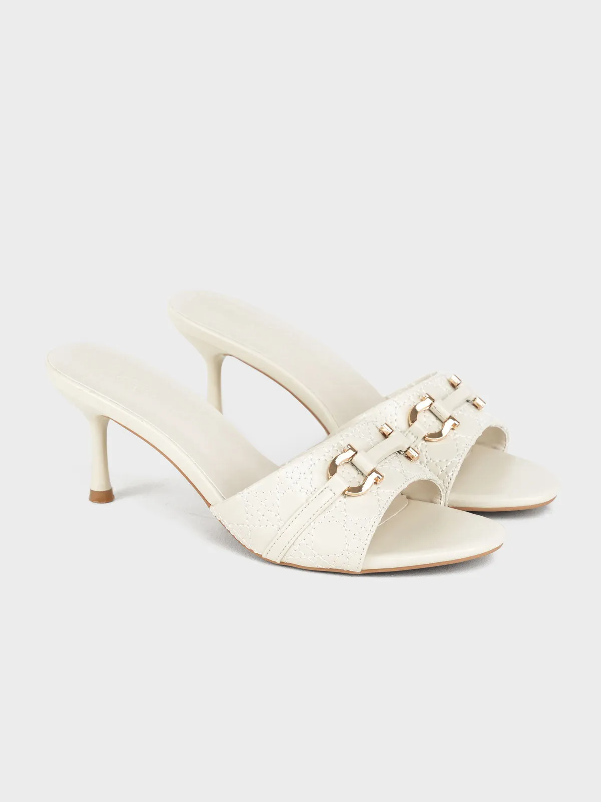 Women "FELISA" Spool Heels Sandals
