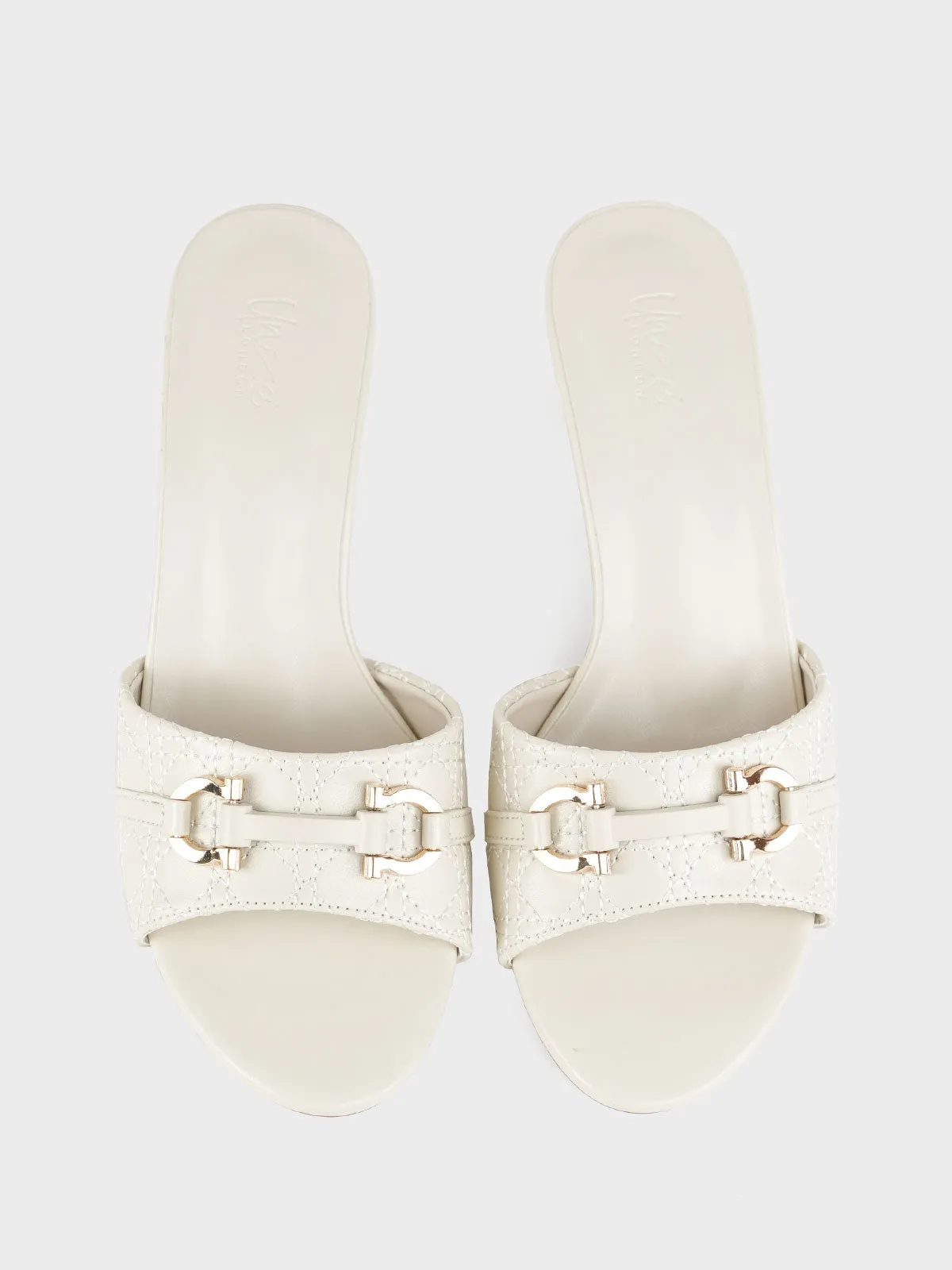 Women "FELISA" Spool Heels Sandals