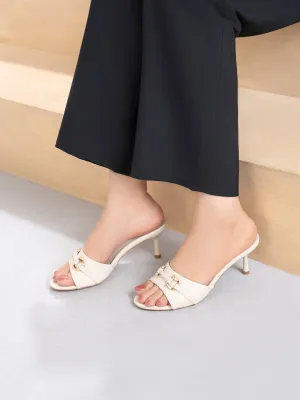 Women "FELISA" Spool Heels Sandals